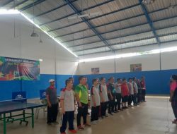 PERINGATAN HARI AMAL BAKTI (HAB) KE-78 TAHUN 2023 KEMENTRIAN AGAMA KABUPATEN JOMBANG MENGADAKAN LOMBA TENIS MEJA UNTUK GURU