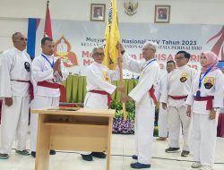 MUNAS XXV KELATNAS INDONESIA PERISAI DIRI di Surabaya, Ir. Dwi Soetjipto Kembali Terpilih Sebagai Ketua Umum Periode 2023- 2027