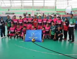 Semifinal Rasa Final di Cabang Bola Voli Putra PORGU PGRI Kabupaten Sidoarjo 2023