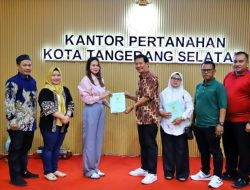BPN Tangsel Serahkan PTSL 2023 untuk Kecamatan Setu dan Pondok Aren