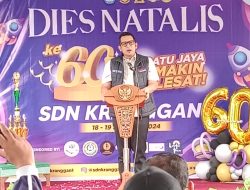 Dies Natalis Ke-60 SDN Kranggan 1 Kota Mojokerto Gelar Jalan Santai Bersama Pj Walikota Moh. Ali Kuncoro