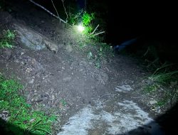 Hujan Lebat di Desa Ranga Mengakibatkan Longsor Parah Hingga Memutus Akses Jalan Kedua Dusun