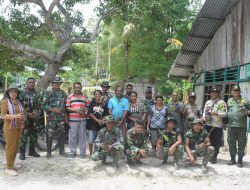 Kick Off Pelestarian Alam, Koramil 02 Kodim 1621/TTS Laksanakan Penanaman Pohon