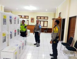 Blue Light Patrol Pertebal Pengamanan PPK Blahbatuh Pada Tahap Rekapitulasi Penghitungan Suara