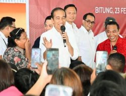 Bantuan Pangan Beras Diserahkan oleh Presiden Jokowi di Kota Bitung Sulut
