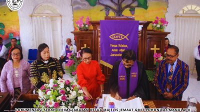Serah Terima Jabatan Ketua Majelis Jemaat GMIT Pohonitas Manulai II