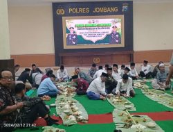 POLRES JOMBANG GELAR LIWETAN KEBANGSAAN DAN DO’A BERSAMA