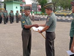 INI PESAN DANDIM 1621/TTS, DALAM ACARA TRADISI KORPS RAPOT PINDAH SATUAN