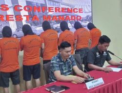 Satreskoba Polresta Manado Menangkap 7 Pelaku Narkotika