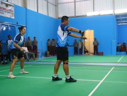 Kapolres Buka Turnamen Badminton Kapolres Pekalongan Cup 2024