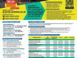 KAMPUS UNWAHA JOMBANG SEDIAKAN BANYAK PROGRAM BEASISWA, ADA BEASISWA NU