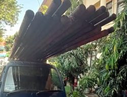 RESMOB POLDA SULUT MENANGKAP KOMPLOTAN PENCURI TIANG JARINGAN FIBER