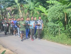 Cuaca Tidak Menentu, Anggota Kodim Laksanakan Pembinaan Fisik
