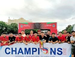 Persmin Minahasa Juara Liga 3 Zona Sulawesi Utara