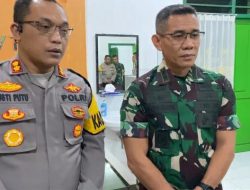 DANDIM 1621 TTS PASTIKAN SINERGITAS TNI/POLRI TETAP TERJALIN BAIK