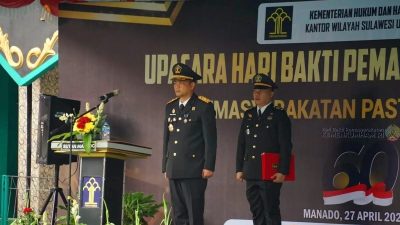 Kemenkumham Sulut Memperingati Hari Bakti Pemasyarakatan ke-60