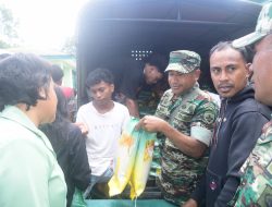 MASYARAKAT SERBU BAZAR MURAH DI KODIM 1621/TTS