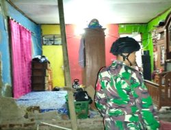 Tembok Rumah Warga Desa Panenjoan Kecamatan Cicalengka Kabupaten Bandung Roboh Akibat Gempa 6,5M