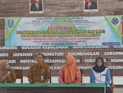 Serunya Penutupan Pelatihan Mobile Training Unit Kejuruan Menjahit Pakaian dengan Mesin di Kecamatan Gudo Kabupaten Jombang