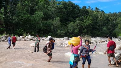 JALAN PINTAS DIANGGAP PANTAS, INI YANG DILAKUKAN BABINSA SERTU MAKSI MANTOLAS