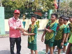TIM KECAMATAN GEDANGAN PUTRA JUARA LIGA PELAJAR BOLA VOLI KAWEDANAN UTARA