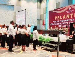 KPU Manado Melantik PPS Pilkada 2024