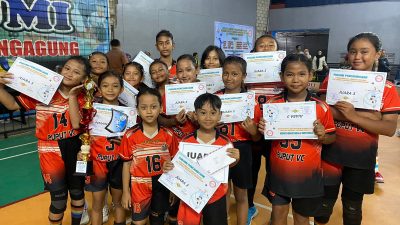 KECIL- KECIL CABE RAWIT DI EVENT LIGA BOLA VOLI PELAJAR SD/MI KABUPATEN SIDOARJO 2024