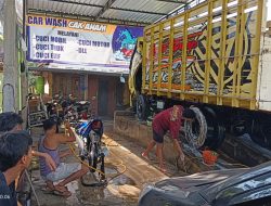 CAR WASH “CAK ANAM” DI BONGSOREJO SELALU RAMAI, ADA APAKAH GERANGAN?