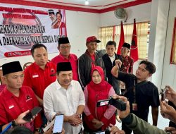 MANTAN WAKIL BUPATI JOMBANG SUMRAMBAH S.P., M.AP DAFTAR MENJADI CALON BUPATI JOMBANG MELALUI PARTAI PDIP