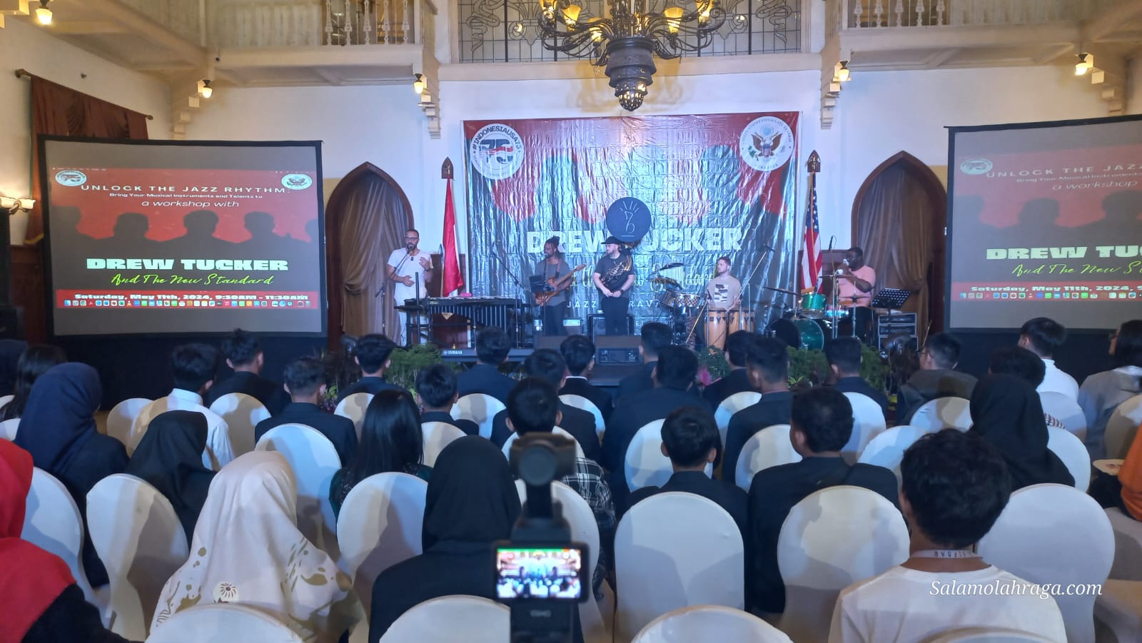 Foto: Workshop Musik Jazz bersama Drew Tucker and The New Standard.