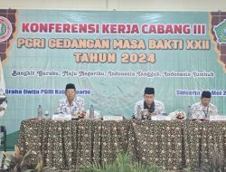 KONKERCAB III PGRI GEDANGAN MASA BAKTI XXII TAHUN 2024