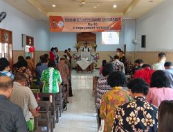 SIDANG MAJELIS DAERAH JOMBANG SURABAYA BARAT KE-16 DI GKJW WUNGUREJO DIBUKA LANGSUNG OLEH KEPALA DESA NGAMPUNGAN BAPAK ROHAN