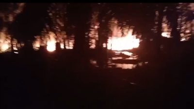 SUMUR MINYAK ILEGAL DI ACEH TIMUR TERBAKAR