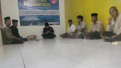 Foto: Kegiatan sosialisasi dan pendampingan masyarakat nelayan Desa Torjek Kecamatan Kangayan Kepulauan Kangean.