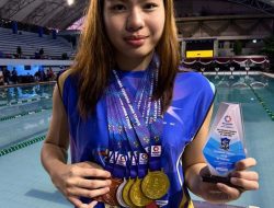 Jennifer Alexa Kusoema dari Club Catalina Surabaya Dinobatkan Sebagai Perenang Terbaik dalam Kejuaraan Renang Piala Walikota Surabaya
