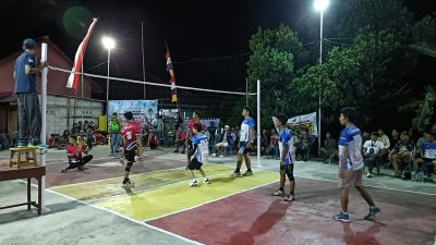 KARANG TARUNA BHAKTI MANDIRI DESA WIDODAREN GELAR LOMBA VOLI ANTAR WARGA