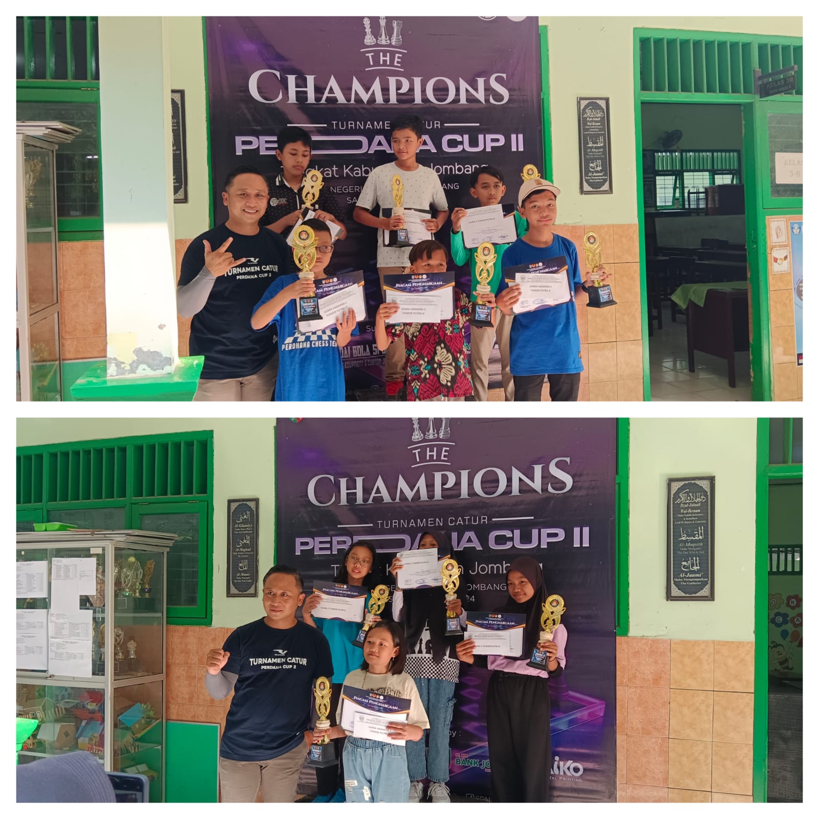 Foto: Para Juara Kategori Yunior D Putra Putri.