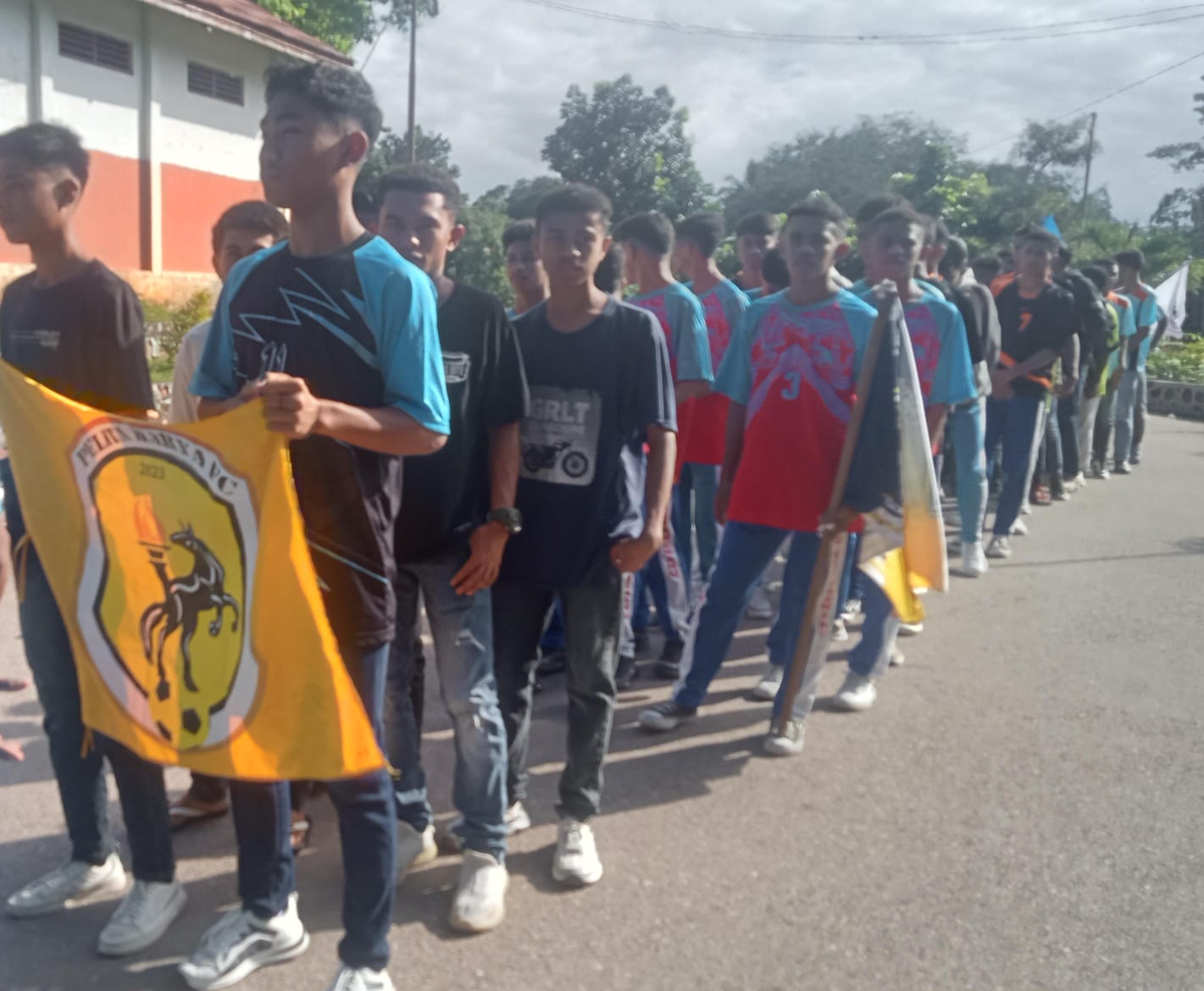 Foto: Peserta kontingen dari 17 SMA.