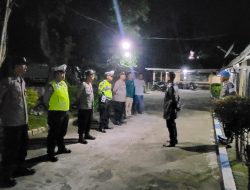 POLSEK MOJOAGUNG JOMBANG GIAT PATROLI HARKAMTIBMAS DALAM RANGKA SURON AGUNG