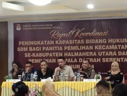 KPU Halut Adakan Rakor Peningkatan Kapasitas Hukum dan SDM PPK 17 Kecamatan