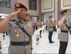 Prosesi Sertijab Kapolres Tuban yang Berlangsung di Gedung Mahameru