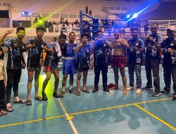 Empat Atlit Golden Muaythai Kampar Berhasil Meraih Medali Emas di Event Lotop Begaduh Championship