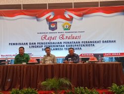 Pemprov Sultra Selenggarakan Rapat Evaluasi Pembinaan dan Pengendalian Penataan Perangkat Daerah Lingkup Pemerintah Kabupaten/Kota se-Sulawesi Tenggara