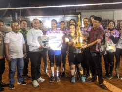 PERTANDINGAN FINAL VOLI PUTRI MANCILAN CUP II 2024 DIMENANGKAN TIM THE BIG STAR