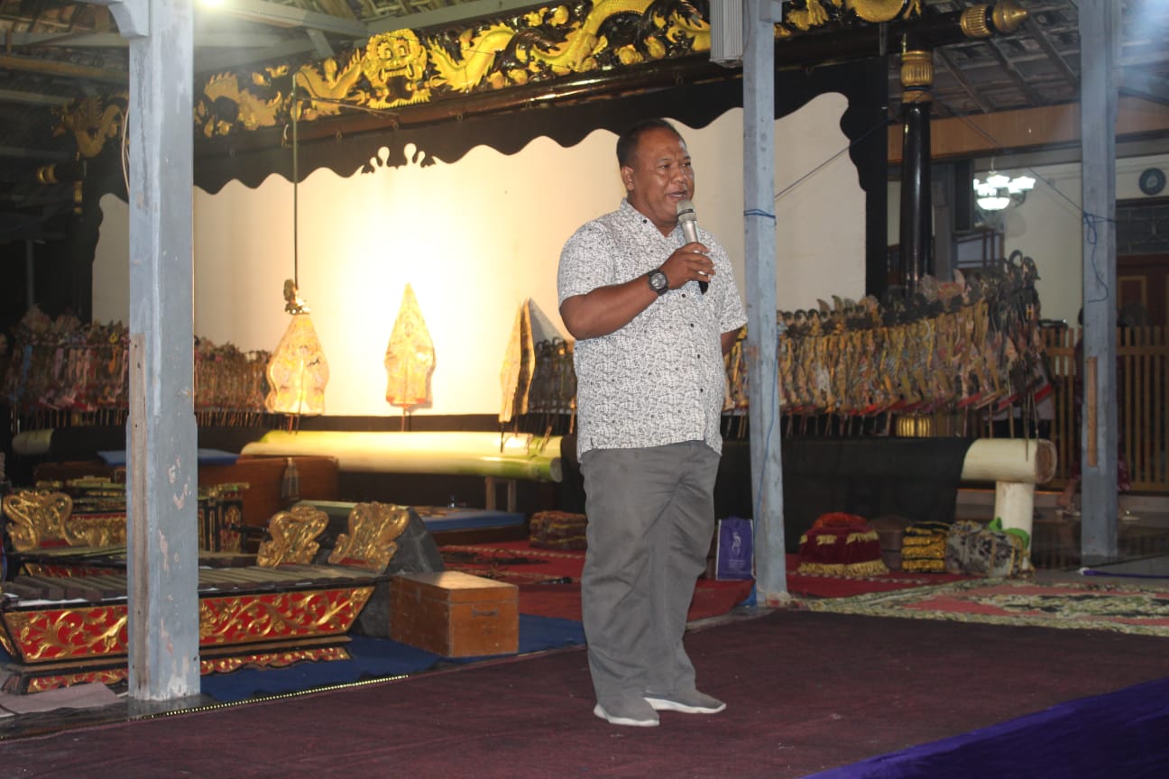 Foto: Sambutan oleh Anom Antono S.Sn. (Seksi Sejarah dan Kebudayaan DISDIKBUD).