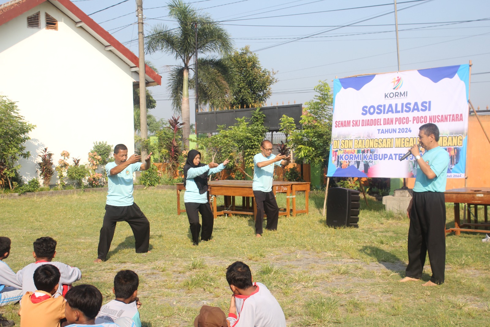 Foto: INORGA Satria Nusantara sedang melakukan sosialisasi tentang jenis olahraga pernafasan.