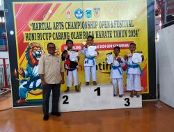 WARRIOR KARATE CLUB MEMBAWA PULANG 10 MEDALI DALAM KEJUARAAN KARATE JATIM OPEN PIALA KONI RI PUSAT 2024