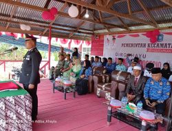 Kasubsektor Kao Teluk Hadiri Upacara Bendera Peringatan HUT Kemerdekaan RI ke-79