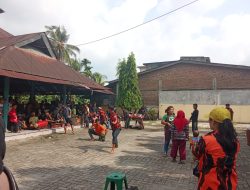 DALAM MENYAMBUT HUT RI KE-79 PAC PEMUDA PANCASILA PANCUR BATU MENGADAKAN KEGIATAN PERLOMBAAN PANJAT PINANG DAN KESENIAN KUDA LUMPING