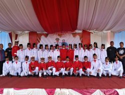 Pemdes Alai Kukuhkan Paskibraka Desa Alai Lembak Kabupaten Muara Enim